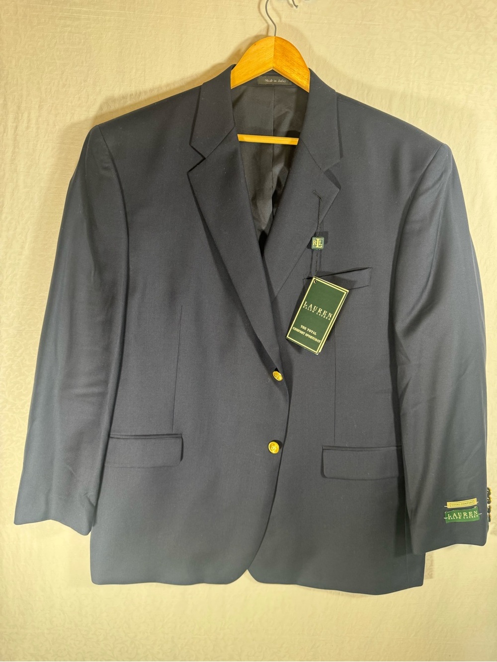 Ralph Lauren Navy Sports Coat — New With Tags